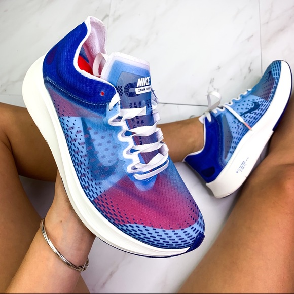 Nike Shoes - Nike Zoom Fly SP Fast in Blue Running Sneaker